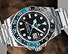 Black & Blue Face Watch
