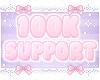 100K Support Sticker