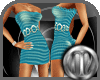 [MC] Tube Dress Teal