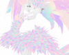 Pastel Feathered Dress