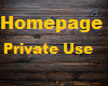 Private homepage