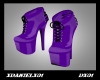 PVC BOOTS PURPLE