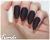 ! Sharp Black Nails