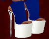 AN)  sexy blue  heels