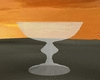 empty crystal chalice
