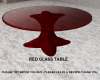 Red Glass Table