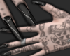 chrome nails w tatts