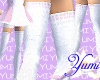 Yumi Pink/White Stocking