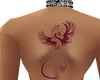 phoenix back tat