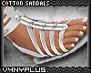 V4NYPlus|Cotton2 Sandals