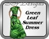 Elven Leaf Pattern Dress