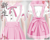 ☽ School Dress Pink.