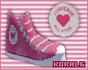 [K] Pink Sneakers + <3