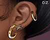D. T Gold Earrings!