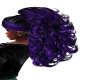 hair purple and black 