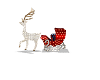 Reindeer Sleigh Decor