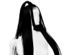 B long black hair
