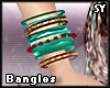 [SY]Green Meroon bangles