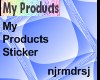 My Products Sticker