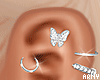 Silver Ear Piercings