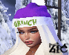 Grinch Purple Hat BLD H