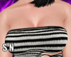 N. Stripes BW Mini Dress