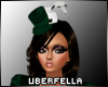 UF Green Hat/White Bow