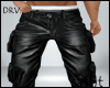 SA|Black Leather Pants