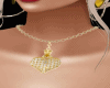 SEV Gold back necklace