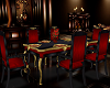 elegant red & blk table