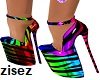 !Pride Zebra Sexy heels