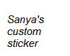 Sanyas hp sticker