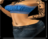 (I) Blue Top w  Jeans