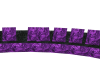 Circle couch purple/blac