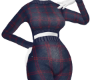 *Blue Plaid Lounge Set*