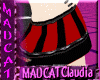 PAWS Mini Skirt - Red