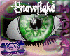 Snowflake Eyes - Emerald
