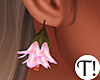 T! Pink Flower Earrings