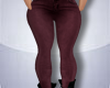 Burgundy Jeans