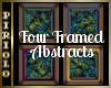 Four Framed Abstracts