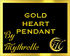 GOLD HEART PENDANT