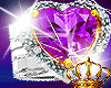 Purple Hearts Ring