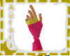 C.Mickie's pink gloves