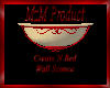 MzM Cream N Red Sconce