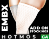 EMBX Stockings Add White