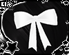 . white hair bows