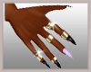 llY4ll Nails sharp lilas