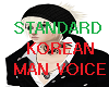 STANDARD KOREAN MAN VB