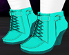 Sal Ankle Boots Teal