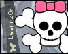Skull with Pink Bow